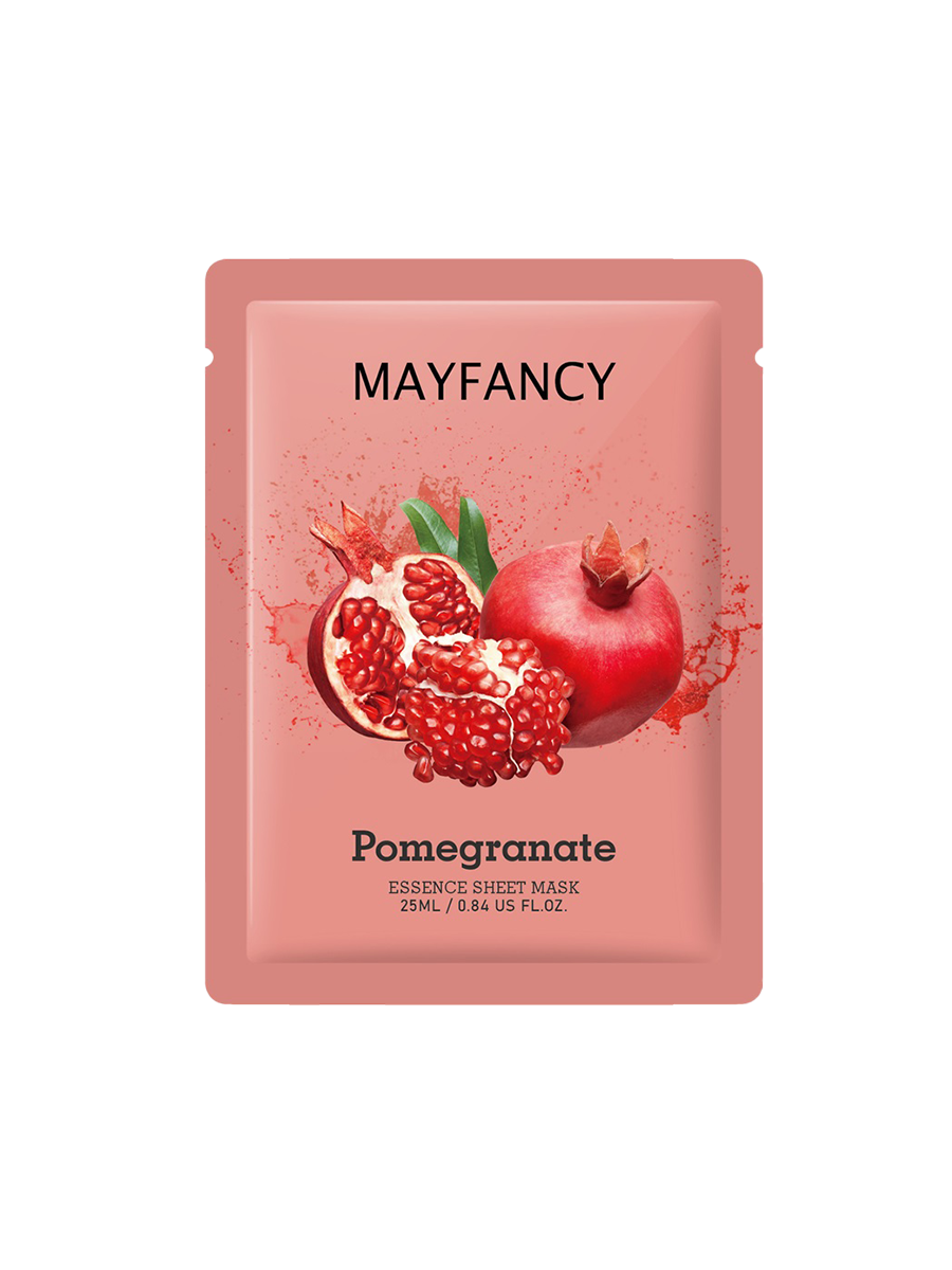 MAYFANCY Hydrating Lựu Fruit Beauty Facial Sheet Mask